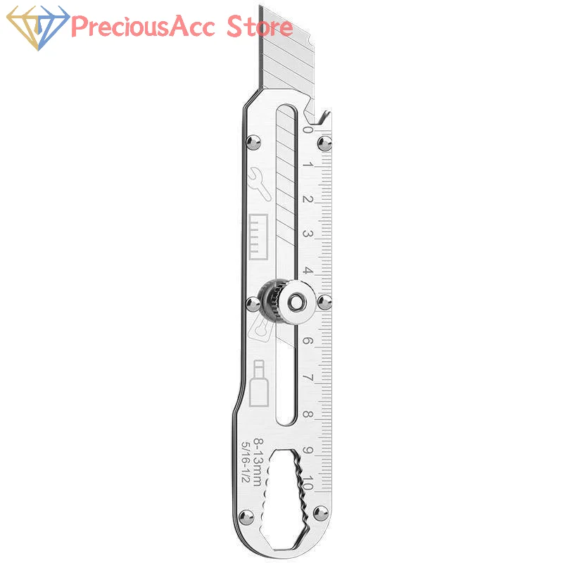 Stainless Steel Utility Knife Heavy Duty Thick Blade Cutter For Wallpaper Construction Cutting Tool