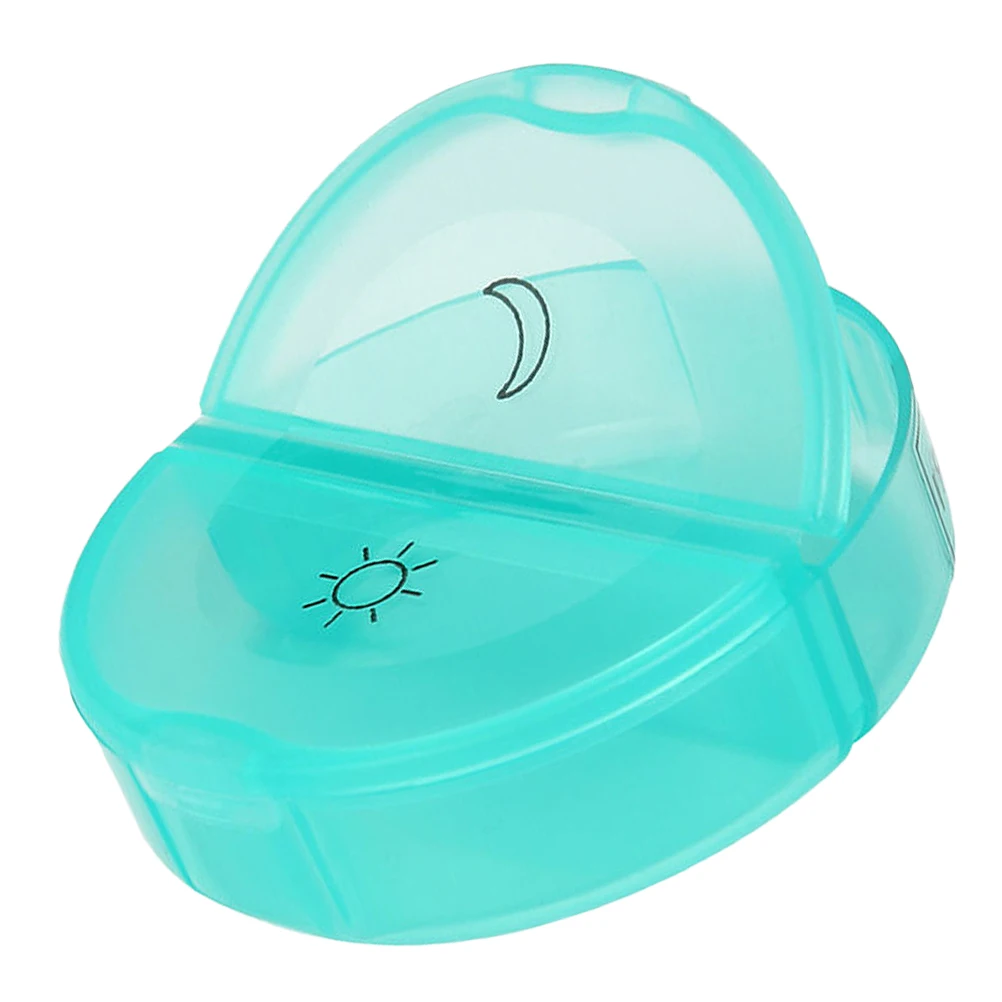 

1PC 14 Grids Lid Cases Portable Weekly Household Medicine Outdoor Storage Holders for Home Travel Use (Assorted Color)