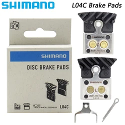 SHIMANO Metal L04C-MF Bicycle Disc Brake Pads Compatible for DEORE XT M8100 Series SLX M7100 Series Bike Parts