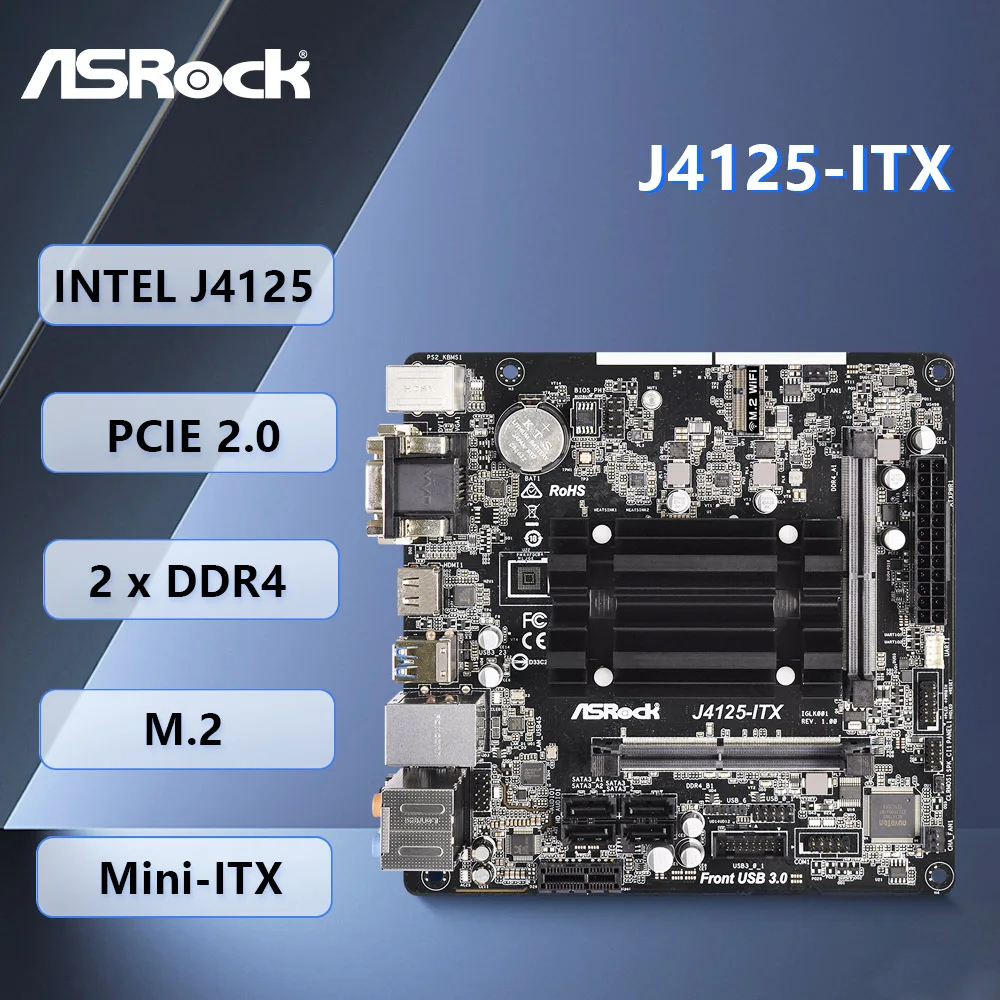 Asrock J4125-ITX Mi…