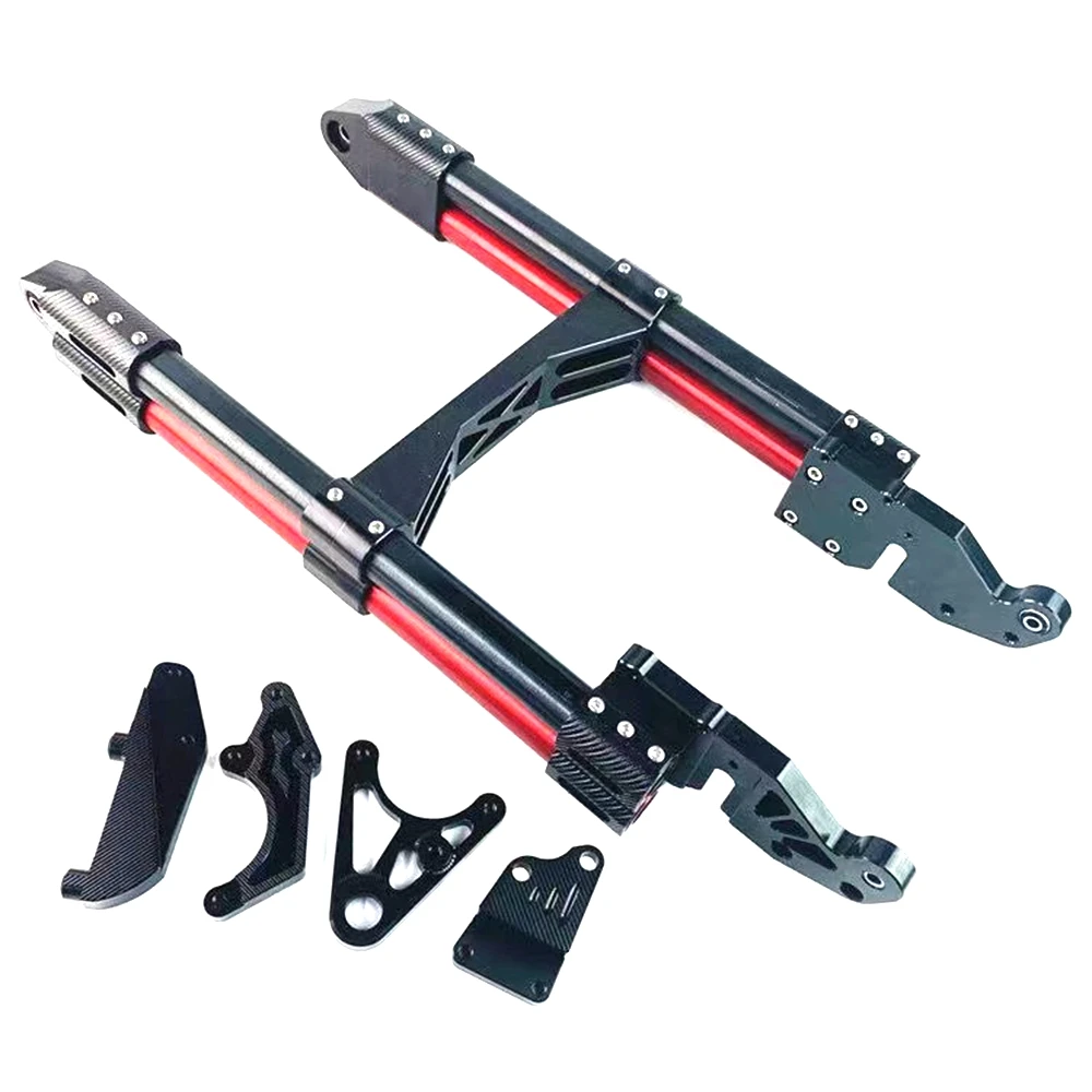 Motorcycle Modify Swing arm CNC aluminum Adjustable Dual-tube Flat Fork For Yamaha BWS Cygnus-X 3/4 Generation Majesty T8 T5 T3