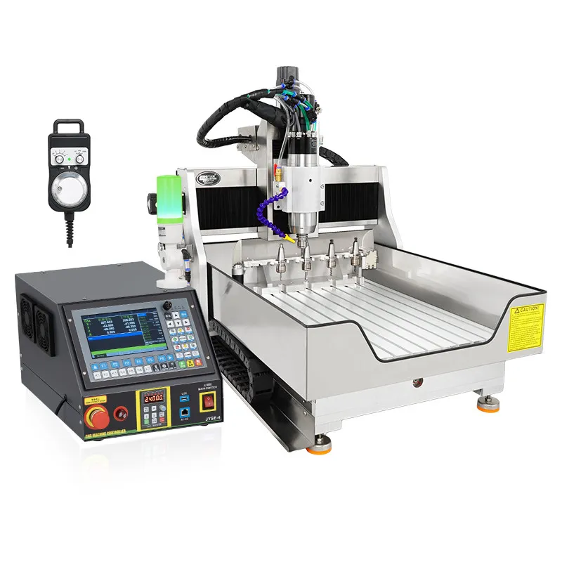 Numerical control small automatic changing square rail engraving machine, metal mold parts
