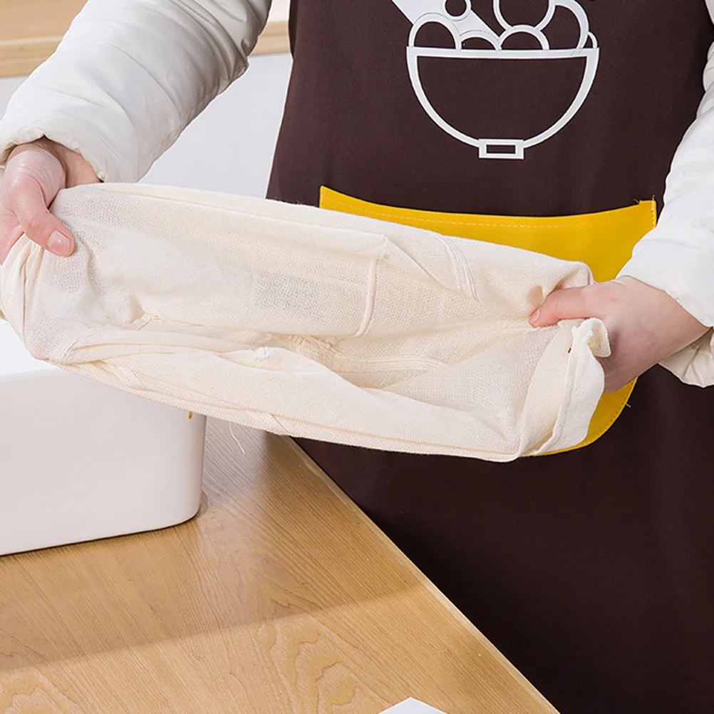 

Filter Bag Nut Milk Strainer Cloth Green Material Reusable Coffee Cotton Soybean Mesh