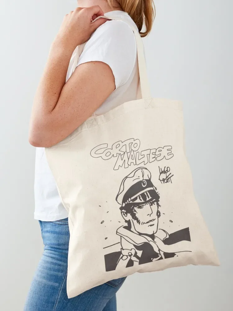 Corto Maltese Tote Bag Women's shopping bag Canvas stote bag Women's Beach