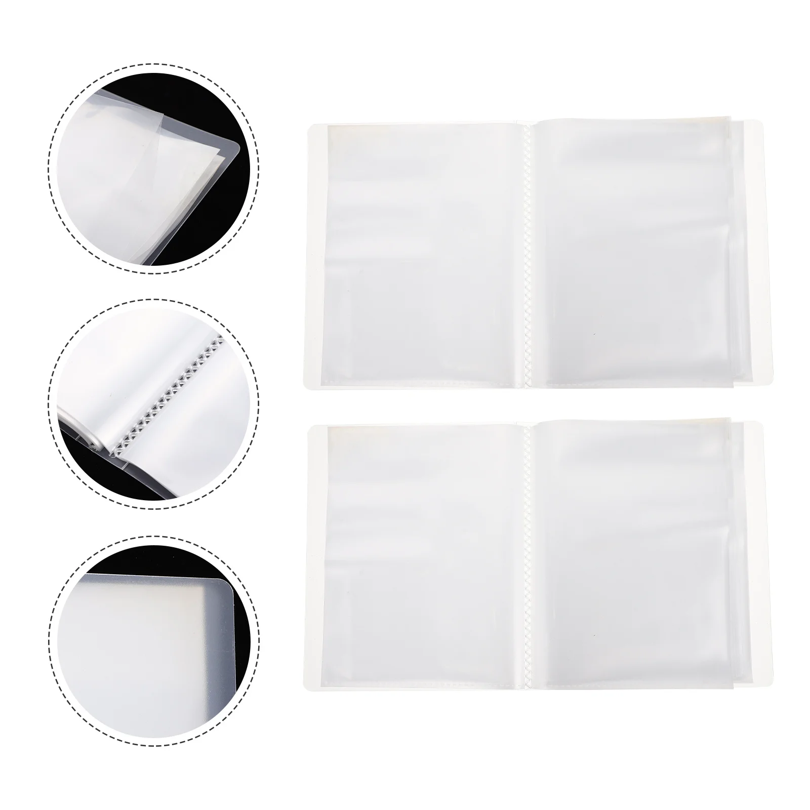 

4Pcs File Folder Document Organizer Transparent A6 Expanding Plastic Photos Tickets Holder Scrapbook Storage Folder Portable