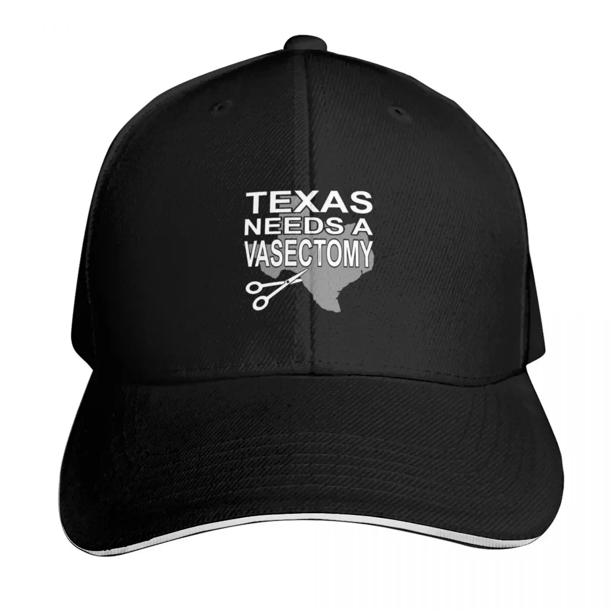 Texas Needs A Vasectomy - Pro Choice Baseball Cap golf hat genuine New In Hat Gentleman Hat Golf Cap Men's Hats Women's