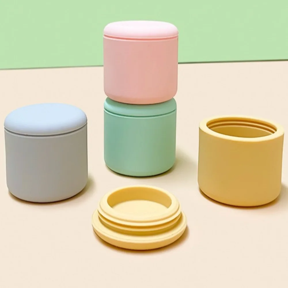 Boîte de rangement étanche pour cheveux de bébé, collection de bonbons, nickel é de dents, boîte de rangement en silicone, cadeau de collecte de cheveux de bébé