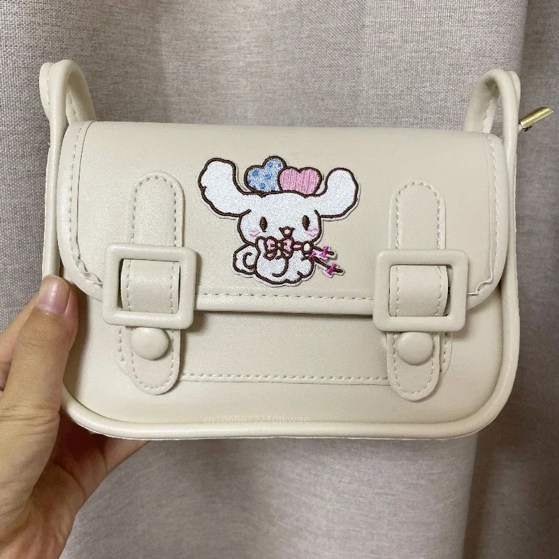 Kawaii Sanrio Kuromi Hello Kitty Cartoon AnimeCambridge High QualityPU Bagwith All-match Underarm Shoulder Bag Gift