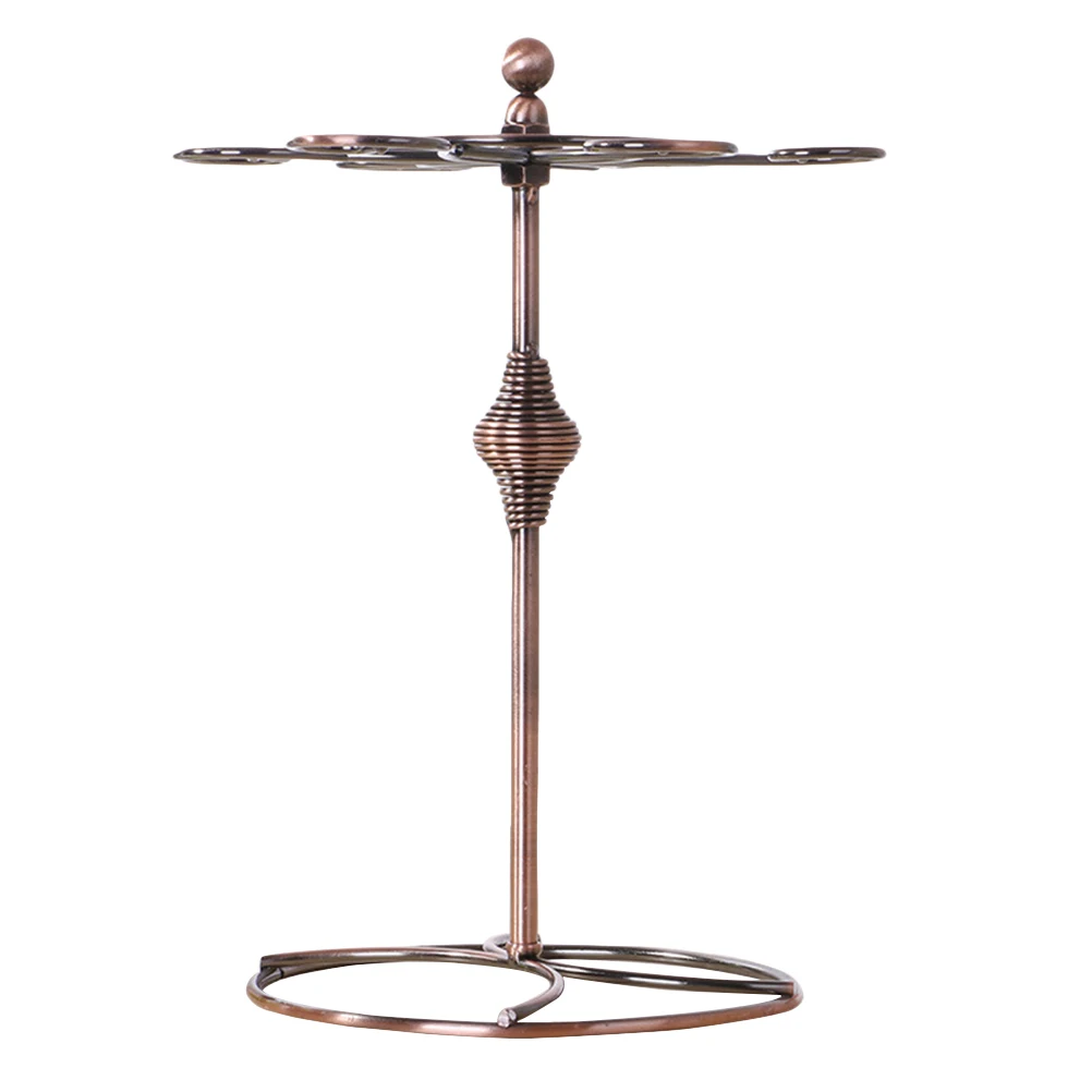 

European Plum High Glass Rack Upside Down Goblet Rack Red Cup Holder Glass Rack Tray Glass Display Stan