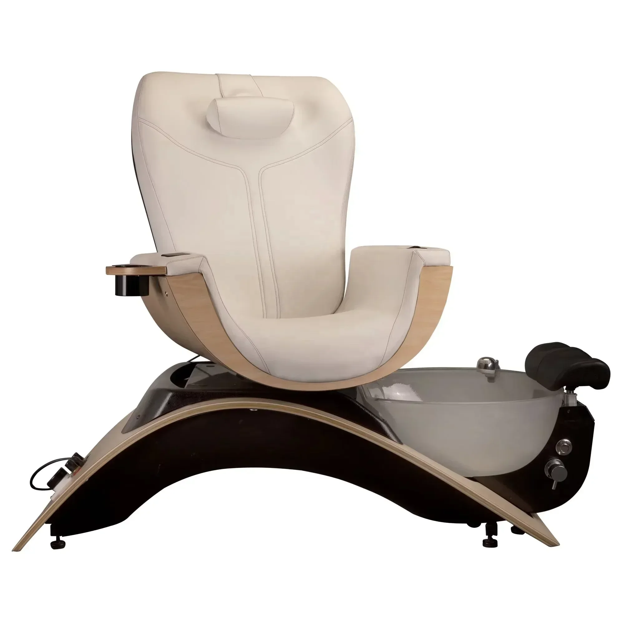 

The deluxe pedicure chair rotates 360 degrees Nail Salon Furniture No Plumbing Manicure Pedicure Chair