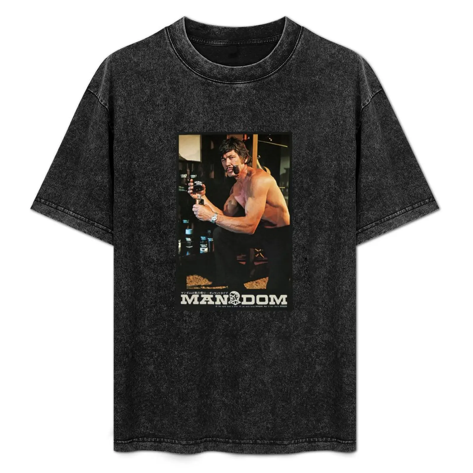 

Mandom Charles Bronson Dark T-Shirt plus size tops designer shirts quick drying tshirts personalised mens shirts graphic tee