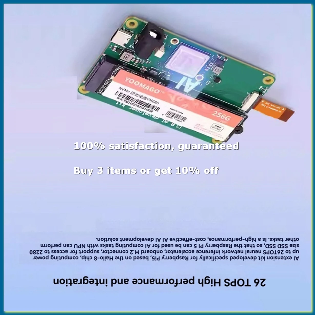 For 5 CLB AI DP Kit AI Kit for PCIE to M.2 Expansion Board -8 Kit for 2280 M.2 NVME SSD-DTB1