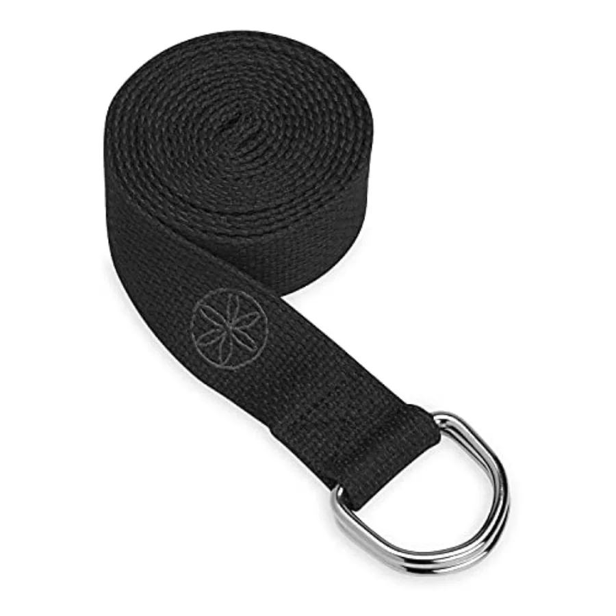 

Yoga Strap Premium Athletic Stretch Band with Adjustable Metal D-Ring Buckle Loop Exercise and Fitness Stretching for Yoga, Pil