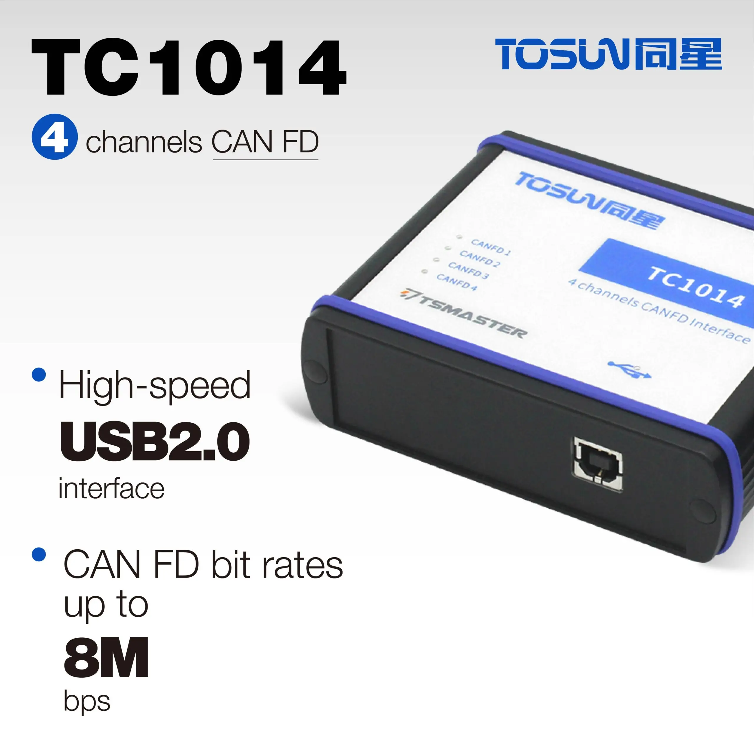 TC1014-4สามารถ (FD) เพื่ออะแดปเตอร์ USB