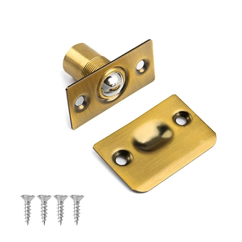  Closet Door Ball Catch Door Ball Catches for Interior Doors Adjustable Ball Bearing Catch Simple Installation Durable