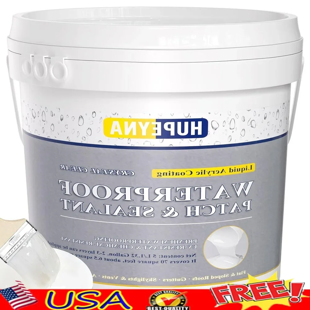 

Invisible Waterproof Agent Sealant Waterproof Glue Transparent Coating High Performance Leak Repair Roofs Walls Basements