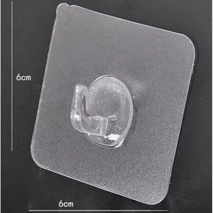 خطافات حائط شفافة ذاتية اللصق ، شماعات مفاتيح قوية ، باب معلق ، مطبخ ، حمام ، اكسسوارات ، مفتاح ، 30 قطعة أعلى 10 مبيعات باب مفتاح الحائط - No4