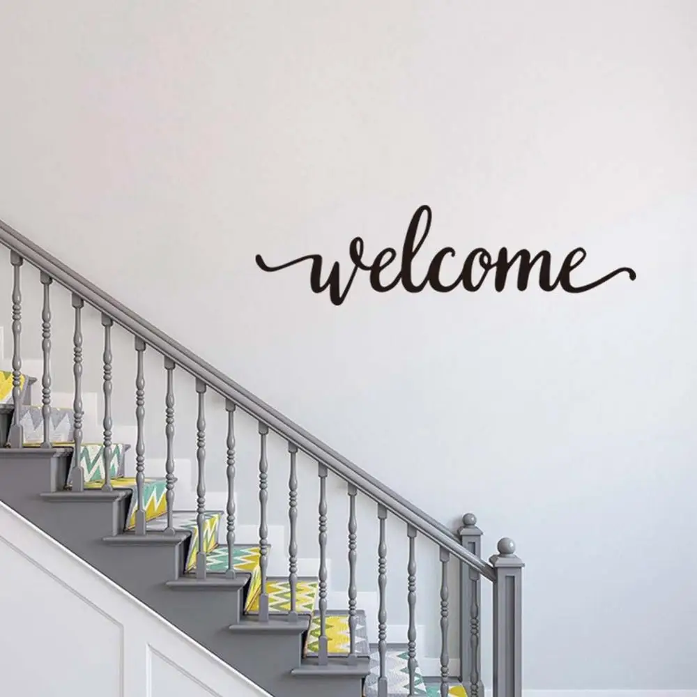 Home Decorations Living Room Bedroom Office Modern Inspirational Quotes Motivational Wall Decal Welcome Wall Art Sticker