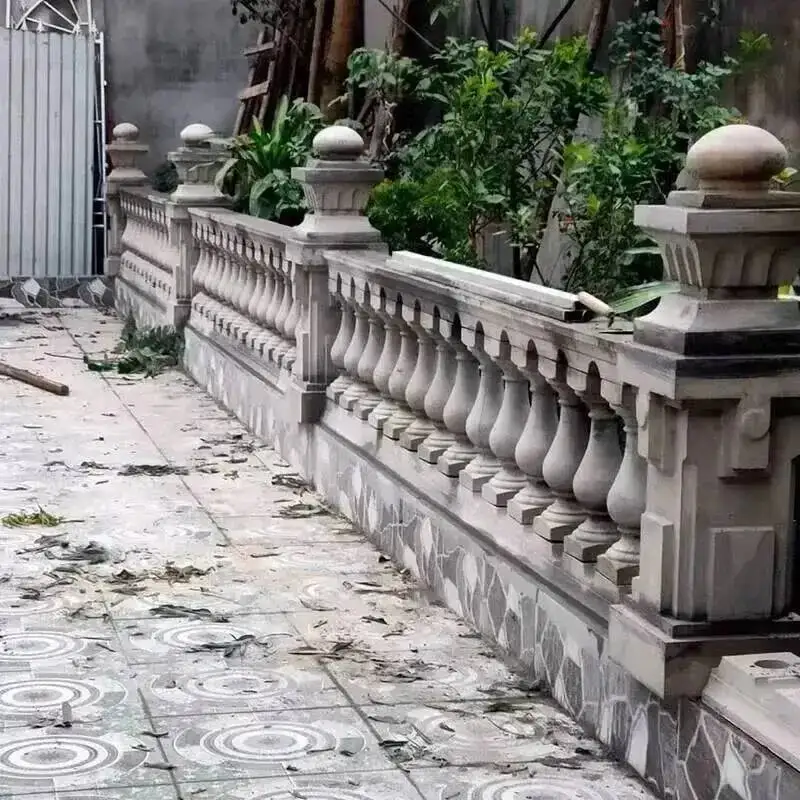 Railing Fence Building Prefabricated Vase Column Home Balcony Cement Stair Guardrail Mold Self-built Handrail Roman Column Mold