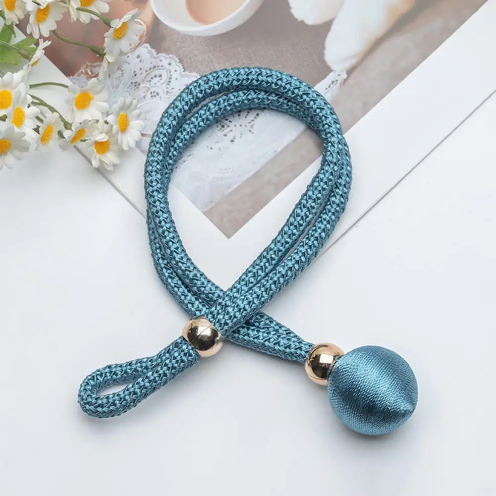 Curtain Holders Without Drilling Curtain Ties Fabric Curtain Tiebacks for Windows Circular Rope Holdbacks Home Essential Bedroom