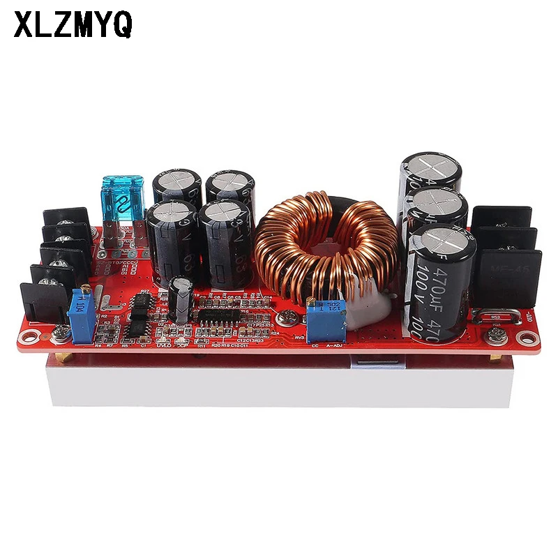 1200 W 20 A DC-DC-Aufwärtswandler, Step-Up-Stromversorgungsmodul 10–60 V auf 12–83 V, einstellbares Spannungswechselrichter-Netzteil