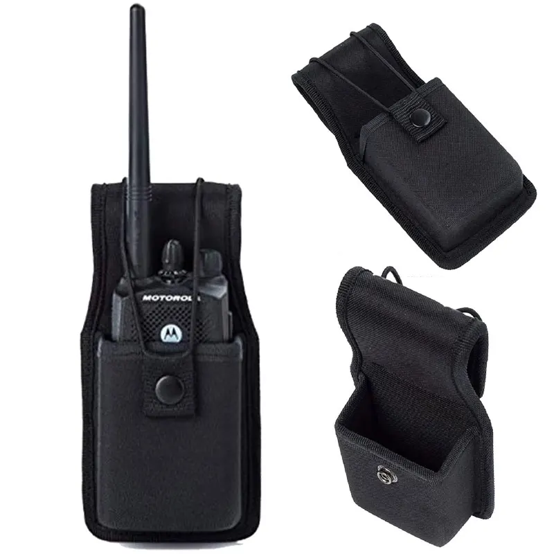 Molle Walkie Talkie Radio Pouch Case, Bolsa de interfone portátil, Ferramenta ao ar livre, Cintura