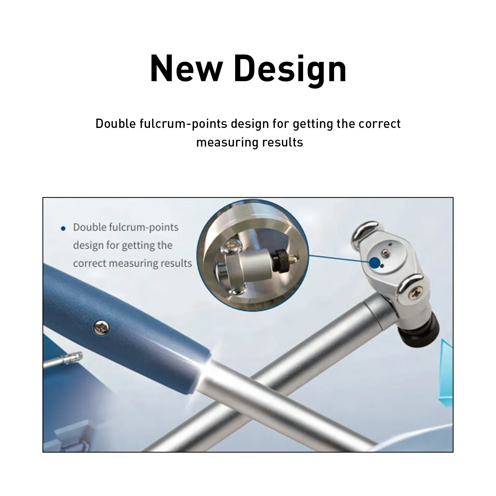 Extra Long Range 35-160mm Alexometer Dial Bore Gauge Set for Deep Engine Cylinder Measurement with Carbide Anvils