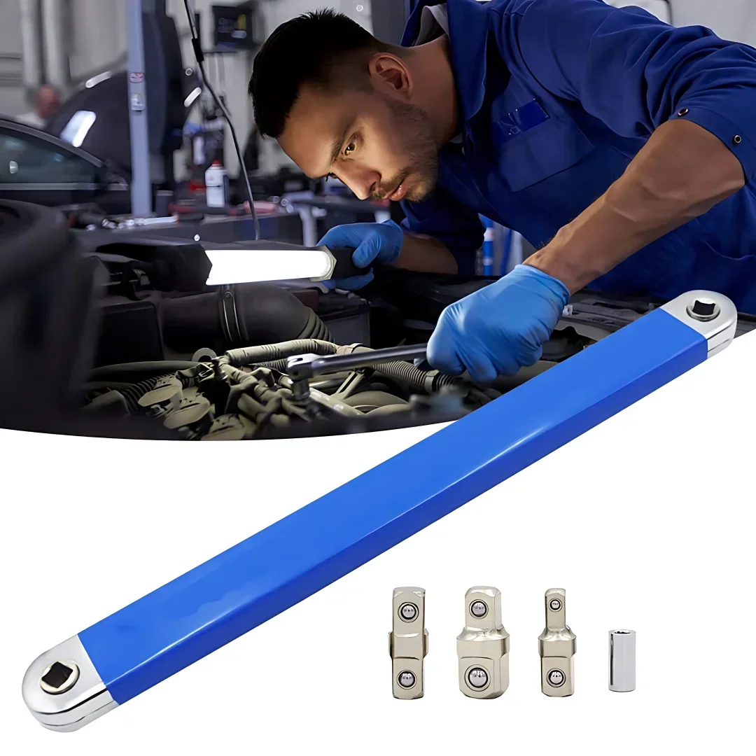

Expansion ratchet wrench, multi-purpose zero offset expansion wrench for tight space working tools Automotive maintenance tools