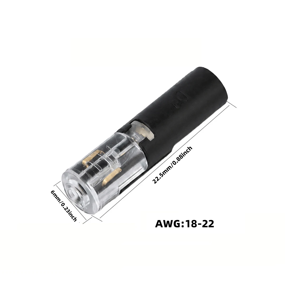 10/20/50Pcs Wire Splice Connectors 22-18AWG No Strip Solderless Quick Connect Single Wire Electrical Cable Connector Lock Buckle