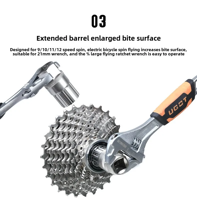 Fahrrad-Kassetten-Sperrring-Entfernungswerkzeug für Shimano SRAM SunRace Schwungrad-Kettenrad-Entferner Straßen-MTB-Fahrrad-Reparaturwerkzeuge – Detail 5