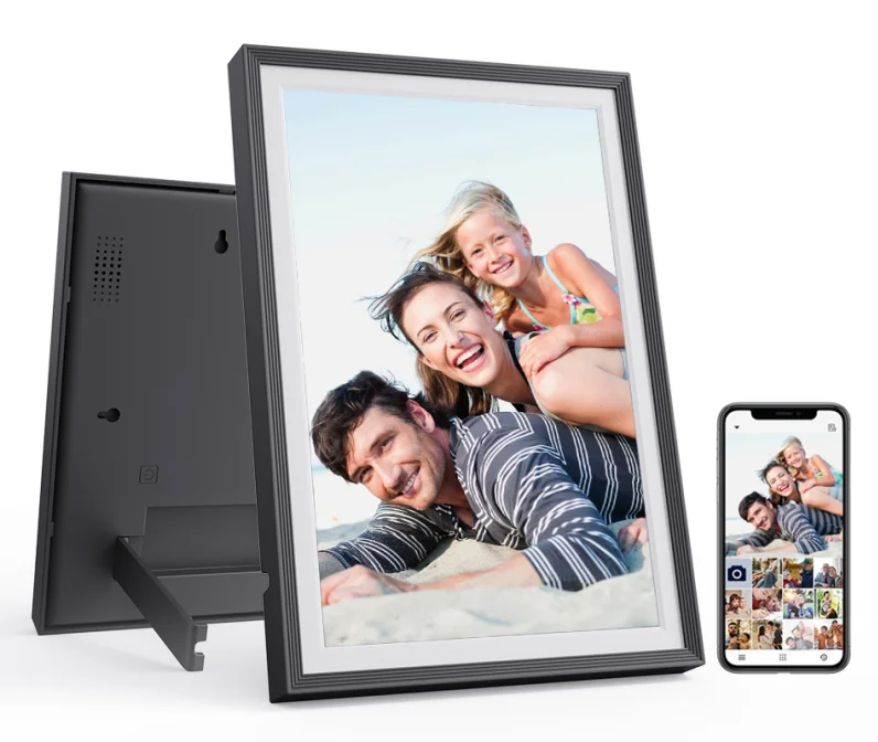 Customized 10inch 1280*800  IPS Touchscreen Pictures Videos Digital Photo Frame