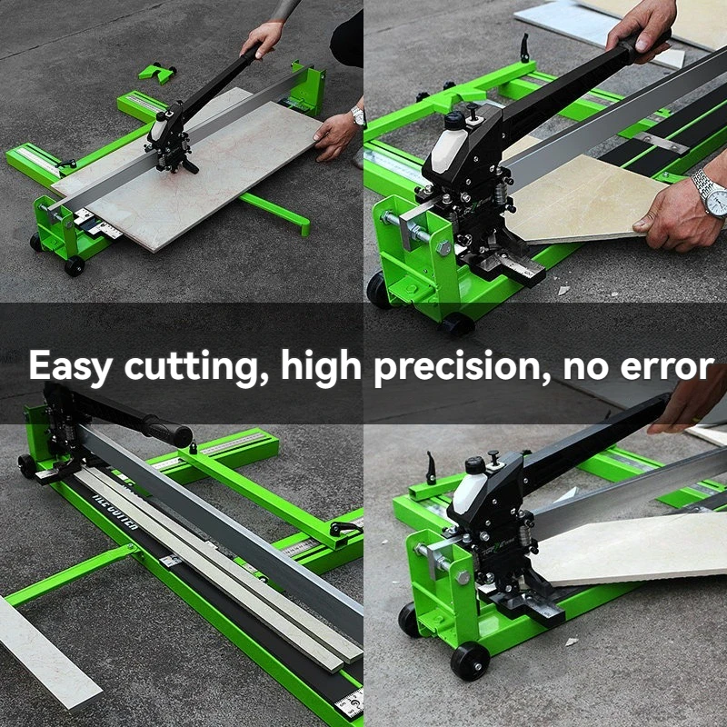 High Precision Manual Tile Cutting Machine Infrared 1000mm 1200mm Push Pull Blades for Floor Tiles
