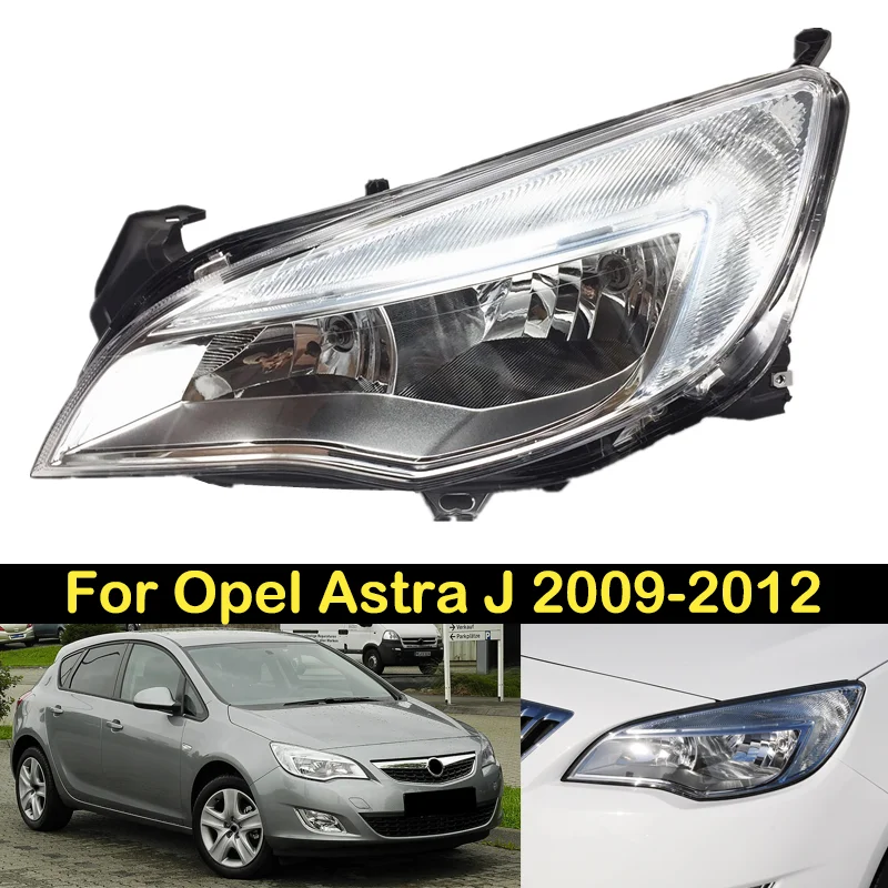 

DECHO Halogen For Opel Astra J 2009 2010 2011 2012 Headlight Front bumper headlight headlamp Assembly head light head lamp Assy