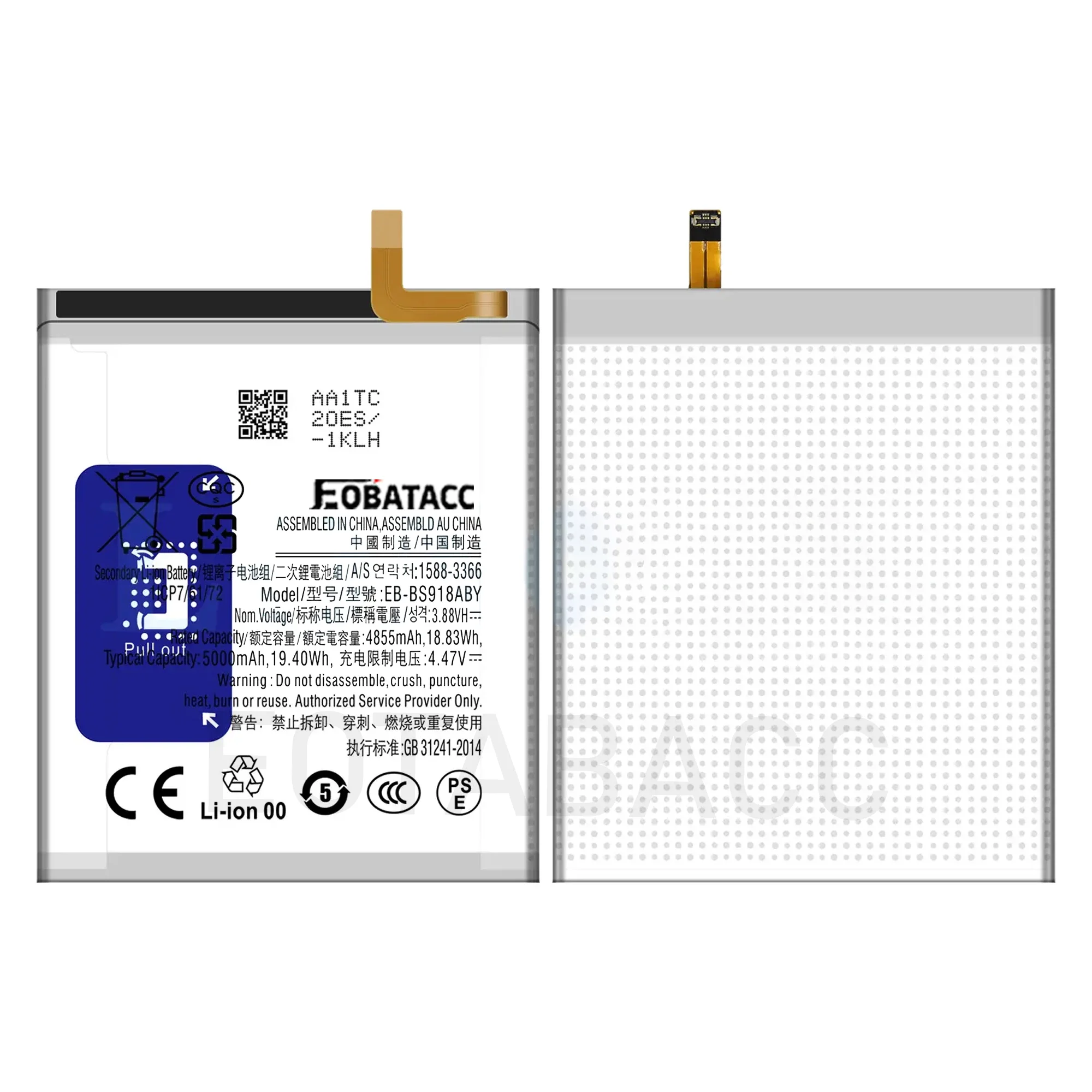 

2025 YEARS EOTABACC High Quality 100% Original EB-BS918ABY Battery For Samsung S23U/S23 ULTRA Phone Battery+Tools