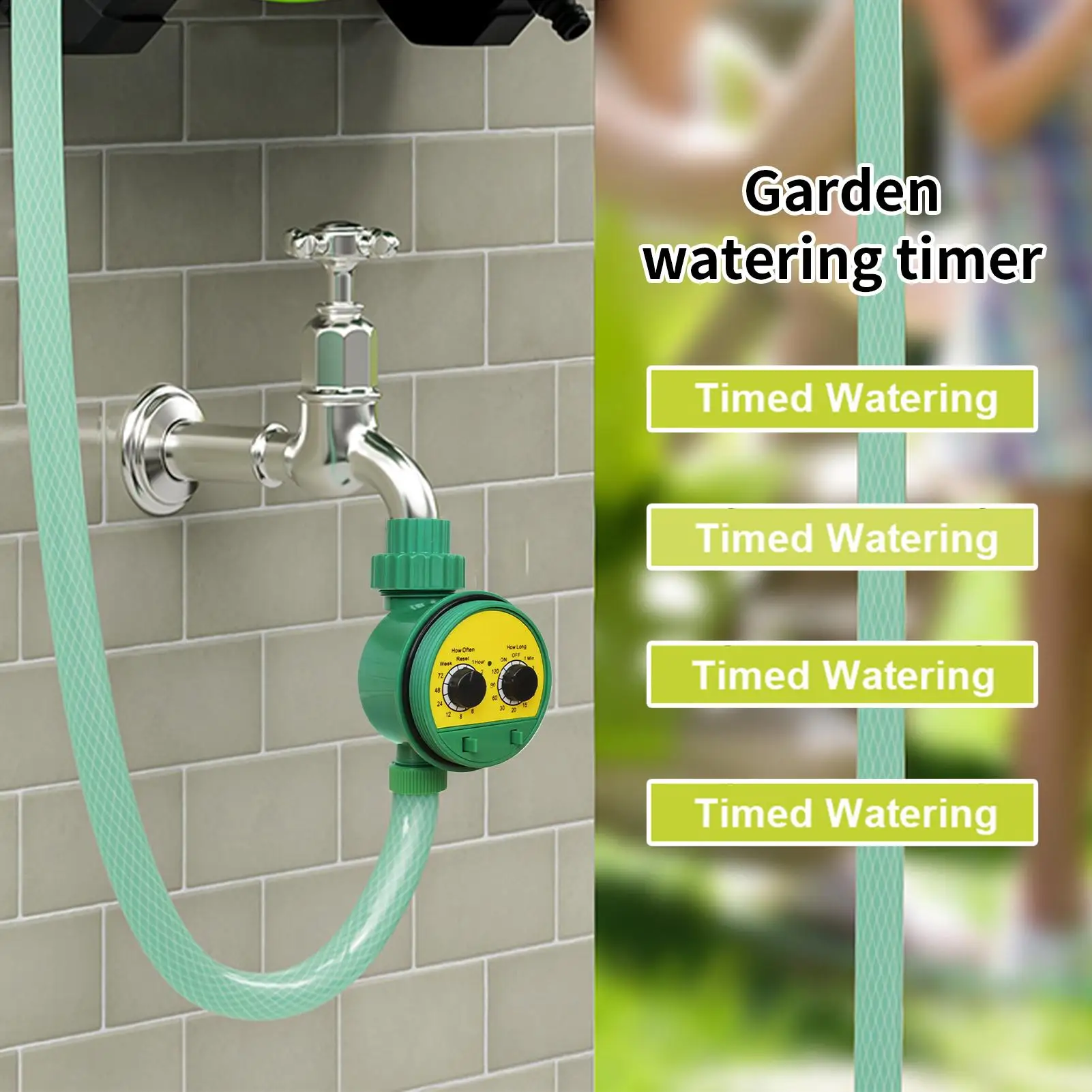 Automatic Water Timer Outdoor Faucet Timing Tool Jam Proof Precision Watering Timer For Lawn Greenhouse Backyard Landscape