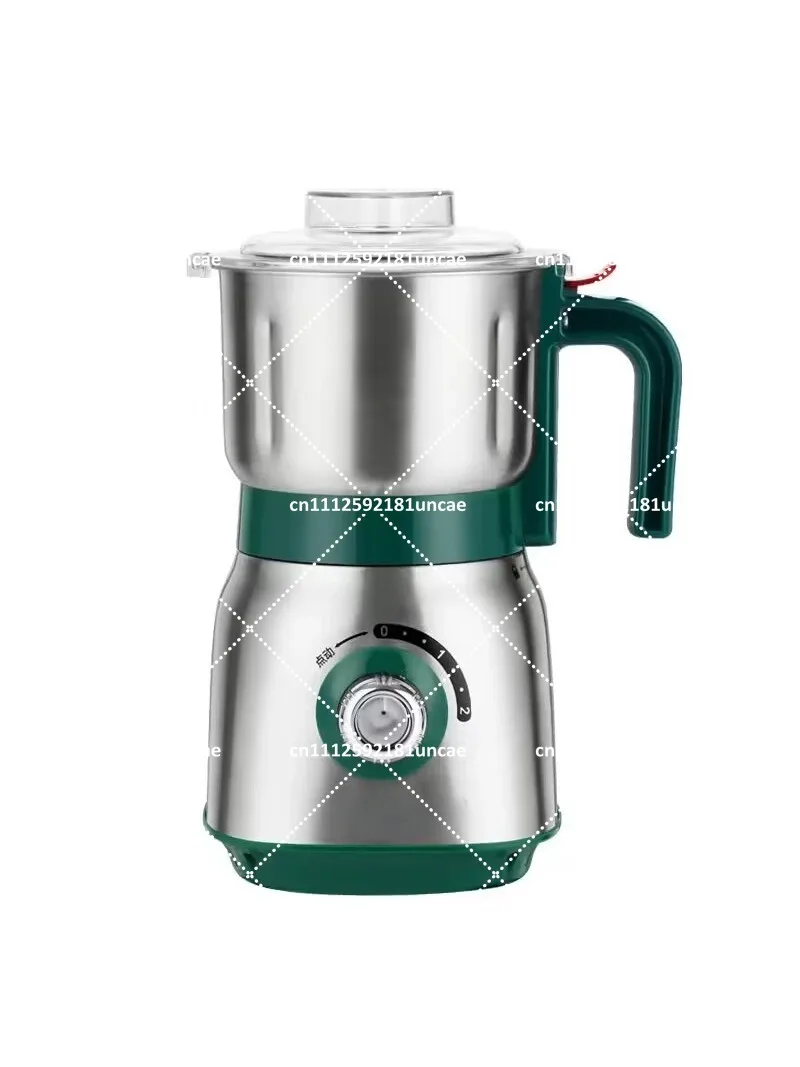 Electric Wet Dry Grinder Mill 600ml - Detachable 304 Stainless Steel, 3-Speed for Ultra-Fine Herbs, Spices, Grains