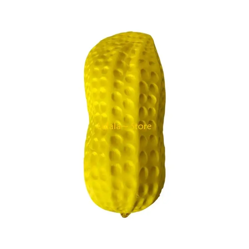 Y4QA Mini Peanut Stress Ball Slow Rising Simulation Sensory Fidgety Toy Portable Desk Relaxation Tool for Adults Children