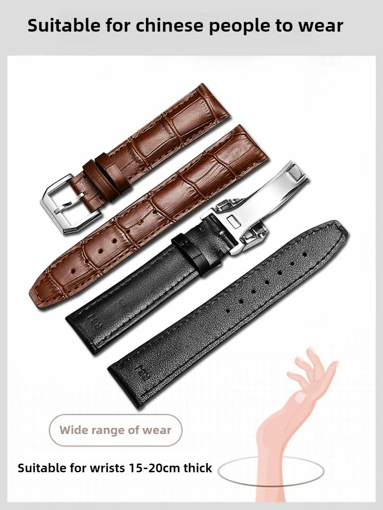 Подходит для часов IWC из натуральной кожи, мужские португальские Porto Fino Mark 18/20 Pilots