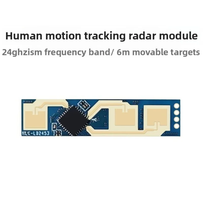 24G Human Movement Tracking Trajectory Radar Module LD2453 One Transmit Two Receive Multi Target Tracking Smart Home