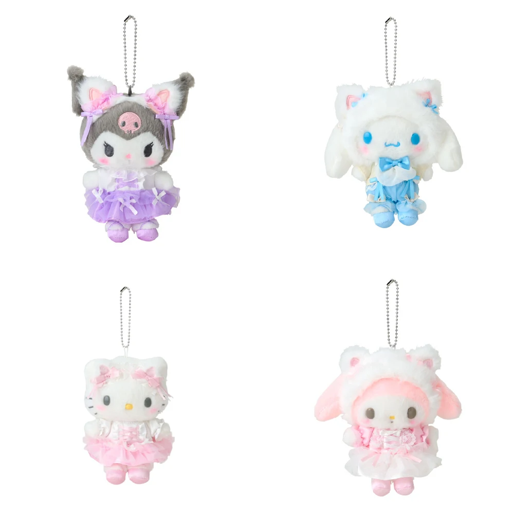 

Аниме Новый Sanrio Hello Kitty My Melody Kuromi плюшевая игрушка-подвеска Y2K японский мультфильм популярная плюшевая игрушка сумка брелок кулон подарок