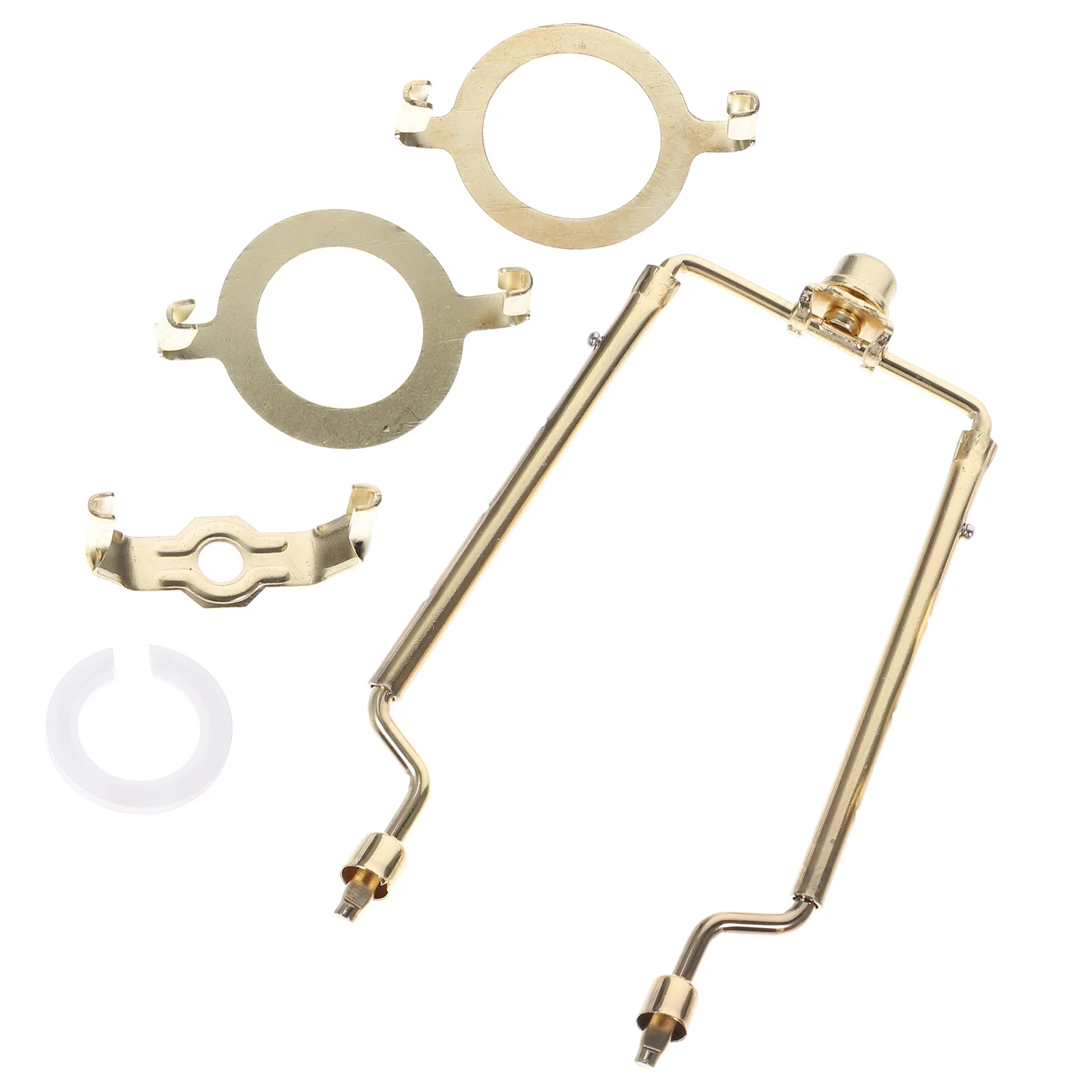 

1 Set Adjustable Lamp Shade Harp Holder Kit Golden Nickel-Plated Metal For 9-12 Inch Shades Heavy Duty Lighting Accessories