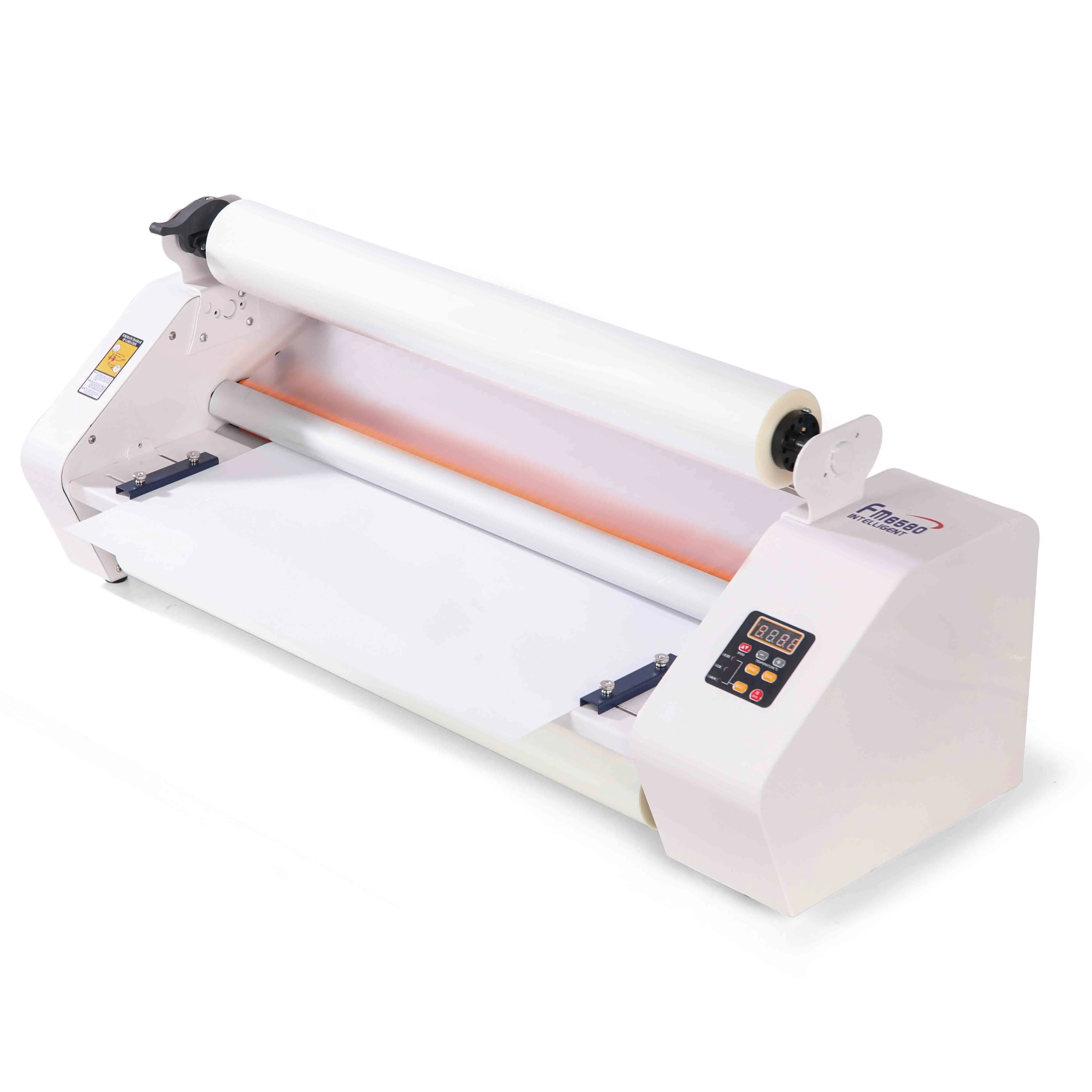 High Quality Automatic 650mm Cold & Hot Laminating Machine with Reverse Function for A3/A4/A5/A6 Paper Sizes Thermal Technology