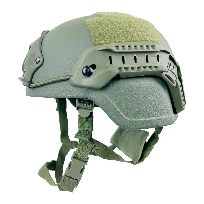 

Tactical MICH Helmet - UHMWPE/Aramid Military Combat Headgear in Olive, Black, Coyote Brown for Training & Protection