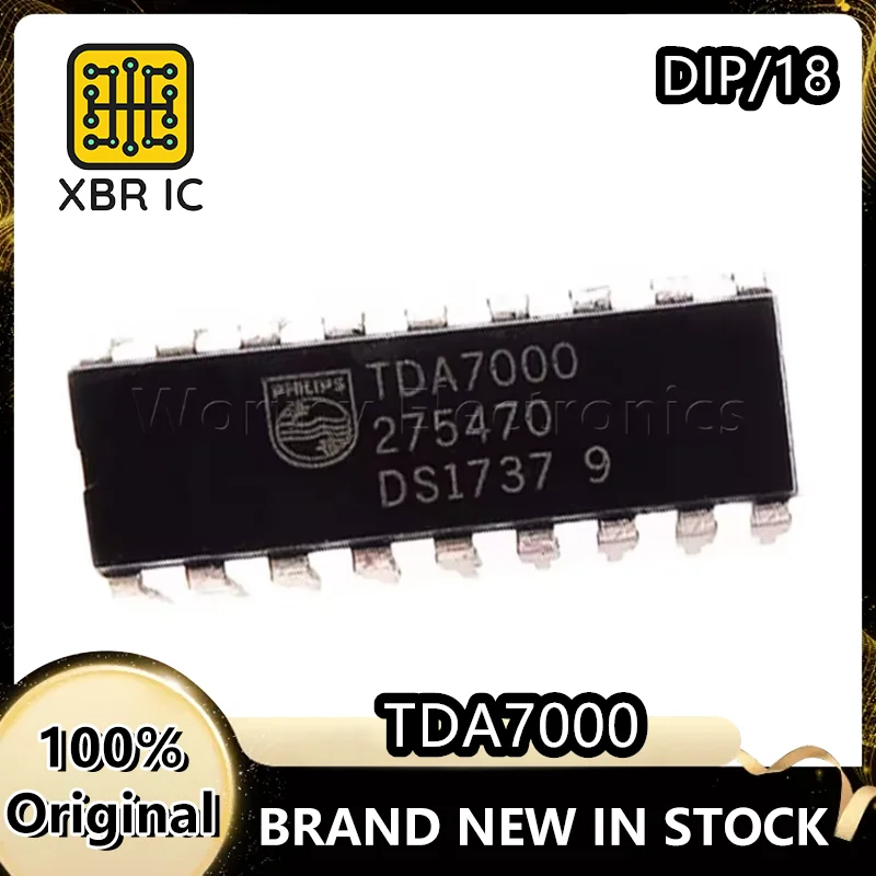 

(2/10 piece) TDA7000 FM radio circuit DIP-18 direct plug chip brand new original authentic spot fast delivery