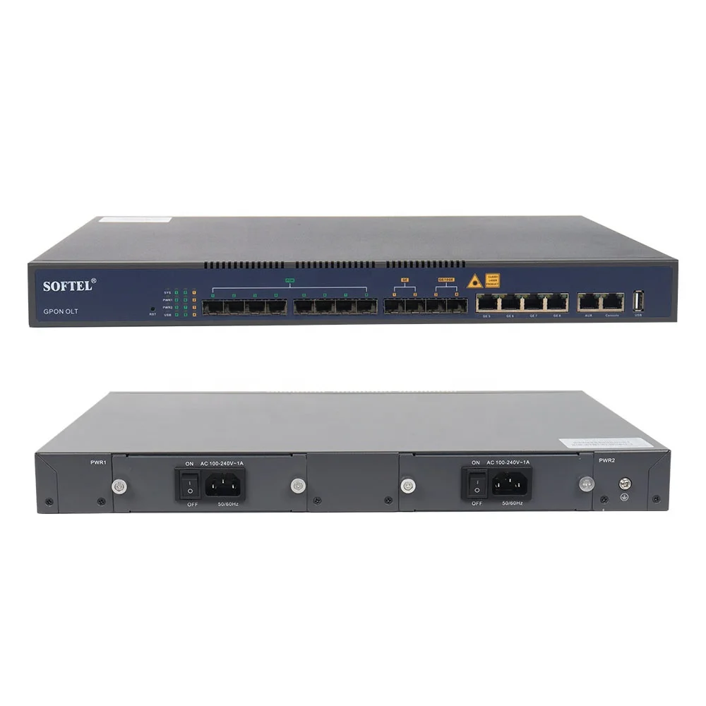 

SOFTEL Fiber Optic GPON OLT Equipment on sale