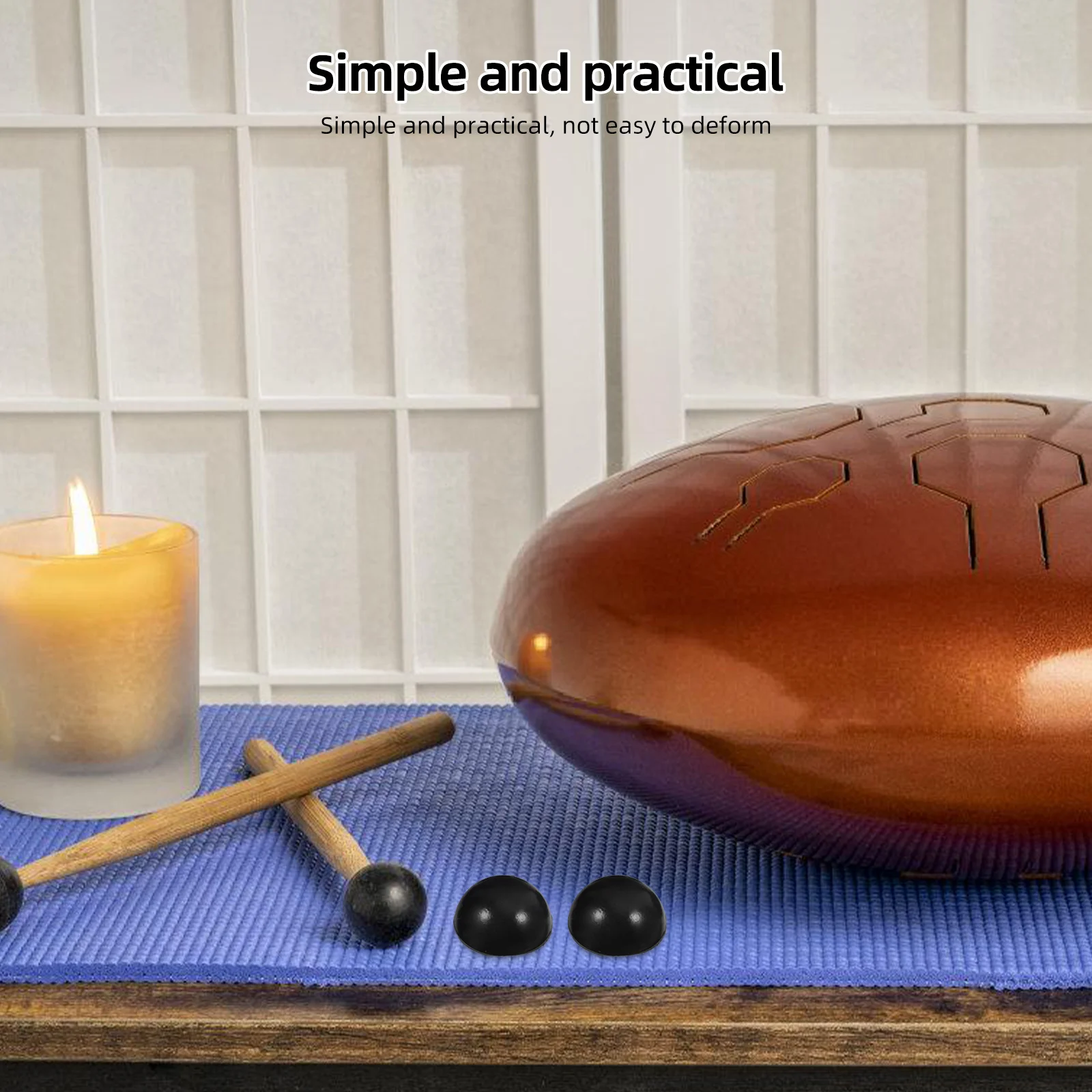 

6pcs Silicone Ethereal Drum Foot Plugs Support Pads For Tongue Drum Accessories Stable Bottom Replacement Parts Music Instrument