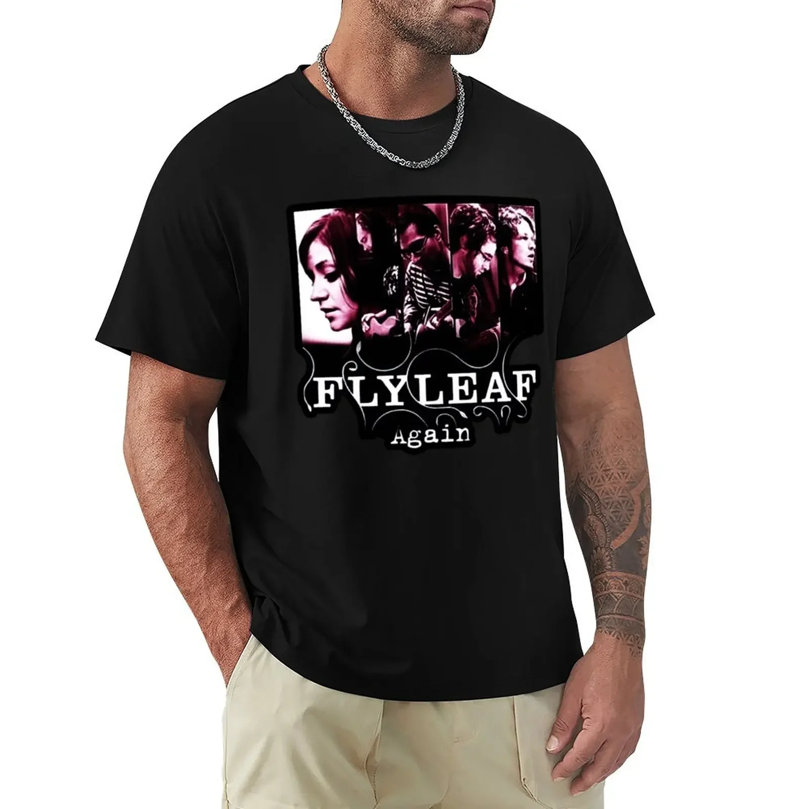 flyleaf again and again happen T-Shirt anime t shirts vintage plain t shirts men