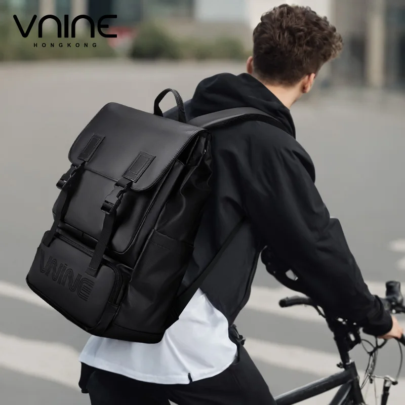 

V.NINE Men's Backpacks 15.6 inch Laptop Backpack Office Man Oxford Waterproof Business Back Bag with Compartment Work Male Bags