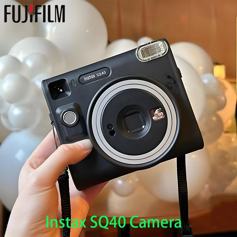 Квадратная камера Fujifilm Instax SQ40, 6 поставляется с селфи Beauty 20, обновленная версия Fujifilm SQ1 Квадратная камера Instax