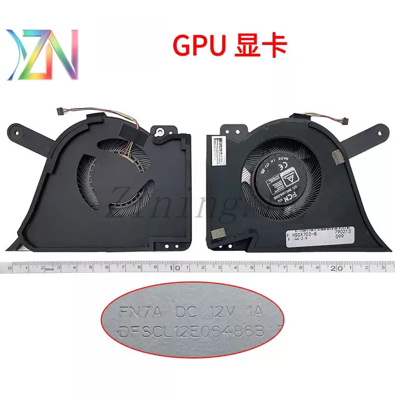 For ASUS ROG Zephyrus S GX703 GX703H GX703HM GX703HS GX701 GX701L/LX/LWS cooling fan for GX701 GX701L/LX/LWS